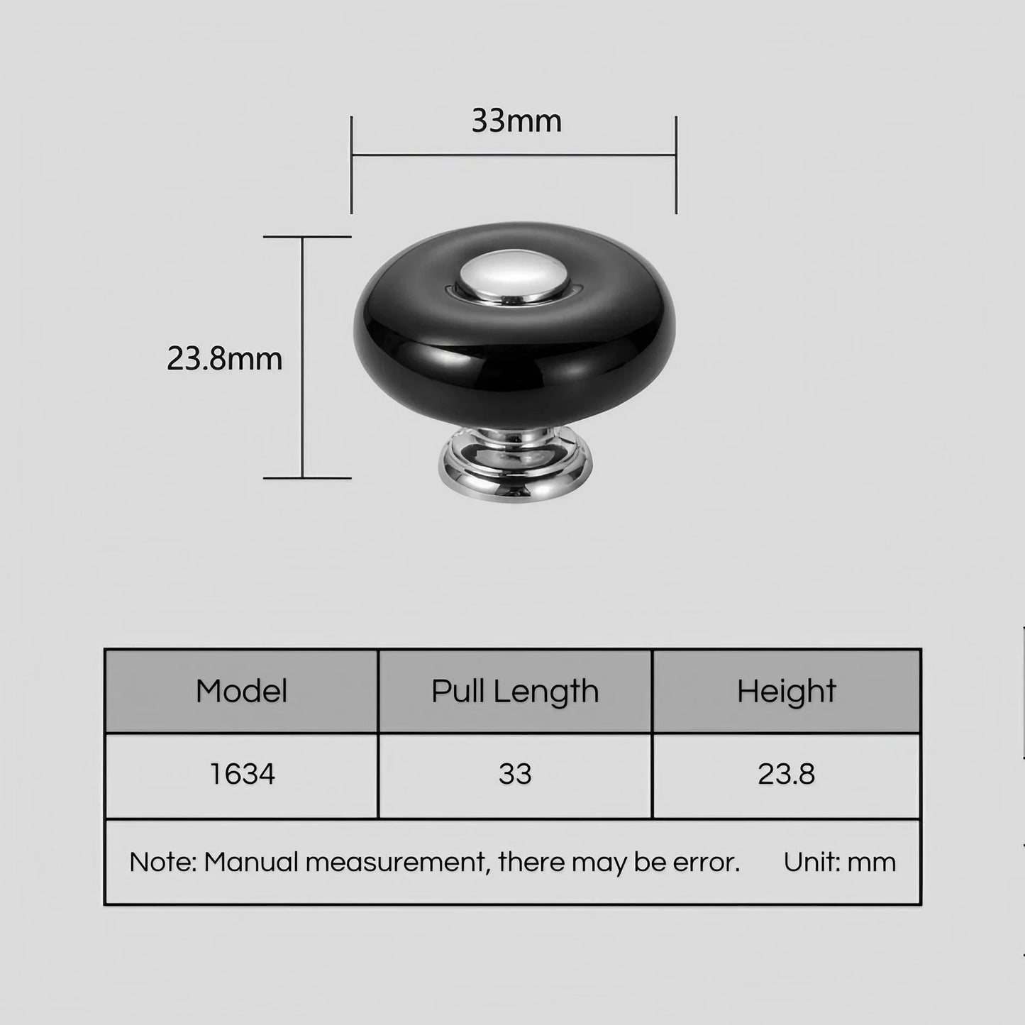 Stylish Chrome Cabinet Knobs for Kitchen Cabinet Dresser Drawer - KAHO Hardware