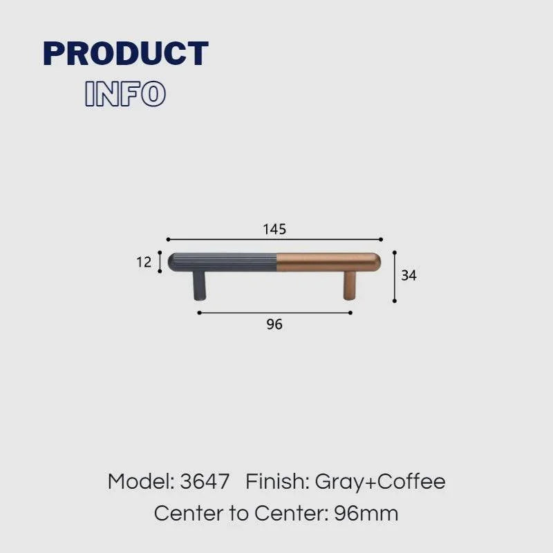 two-tone-cabinet-handle-coffee-and-gray-96mm
