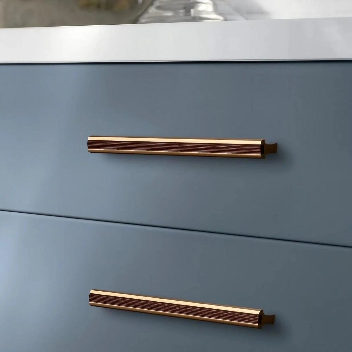 T Shaped Two-Color Extended Wardrobe Handles - KAHO Hardware