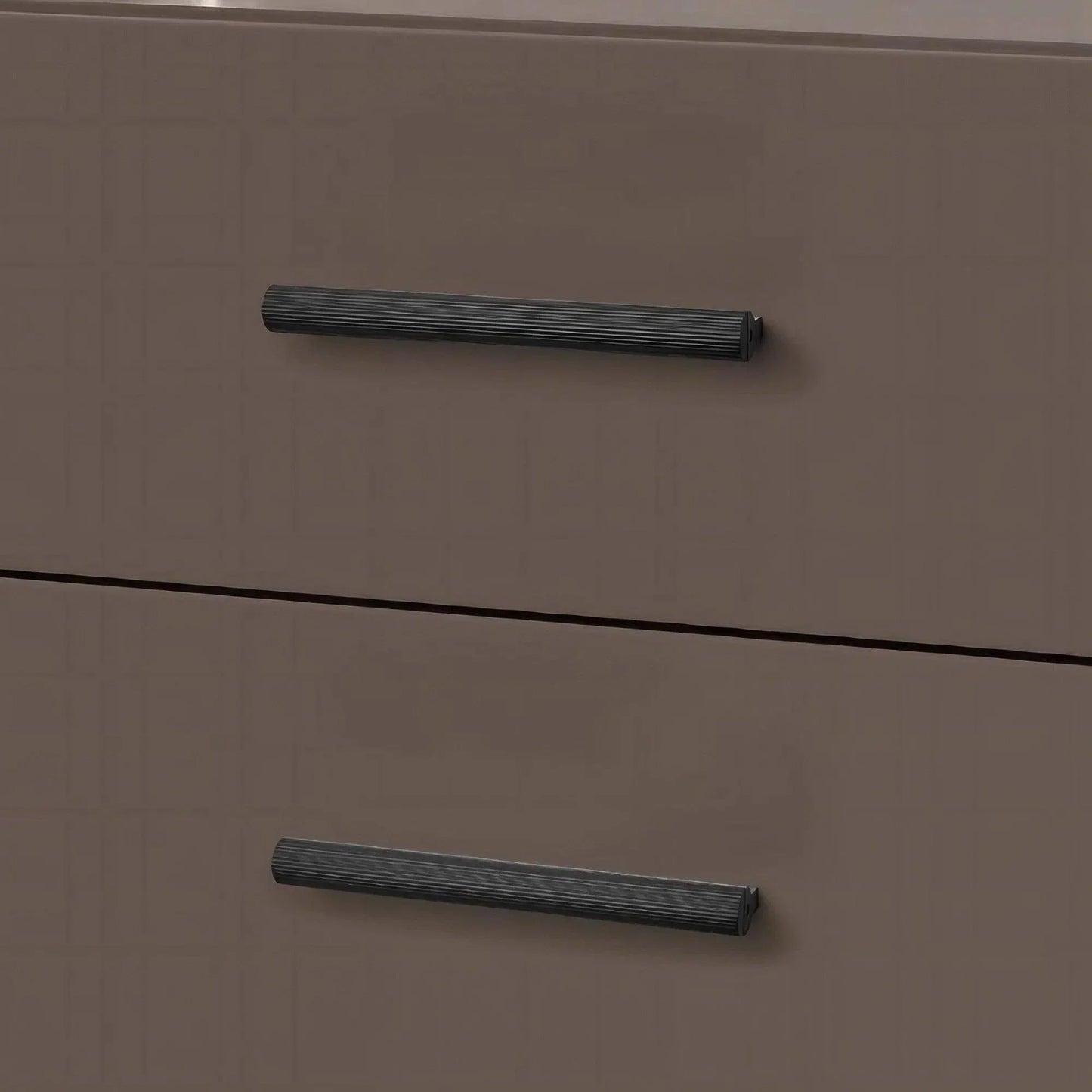 Beveled Shape Two-Color Long Wardrobe Handles - KAHO Hardware
