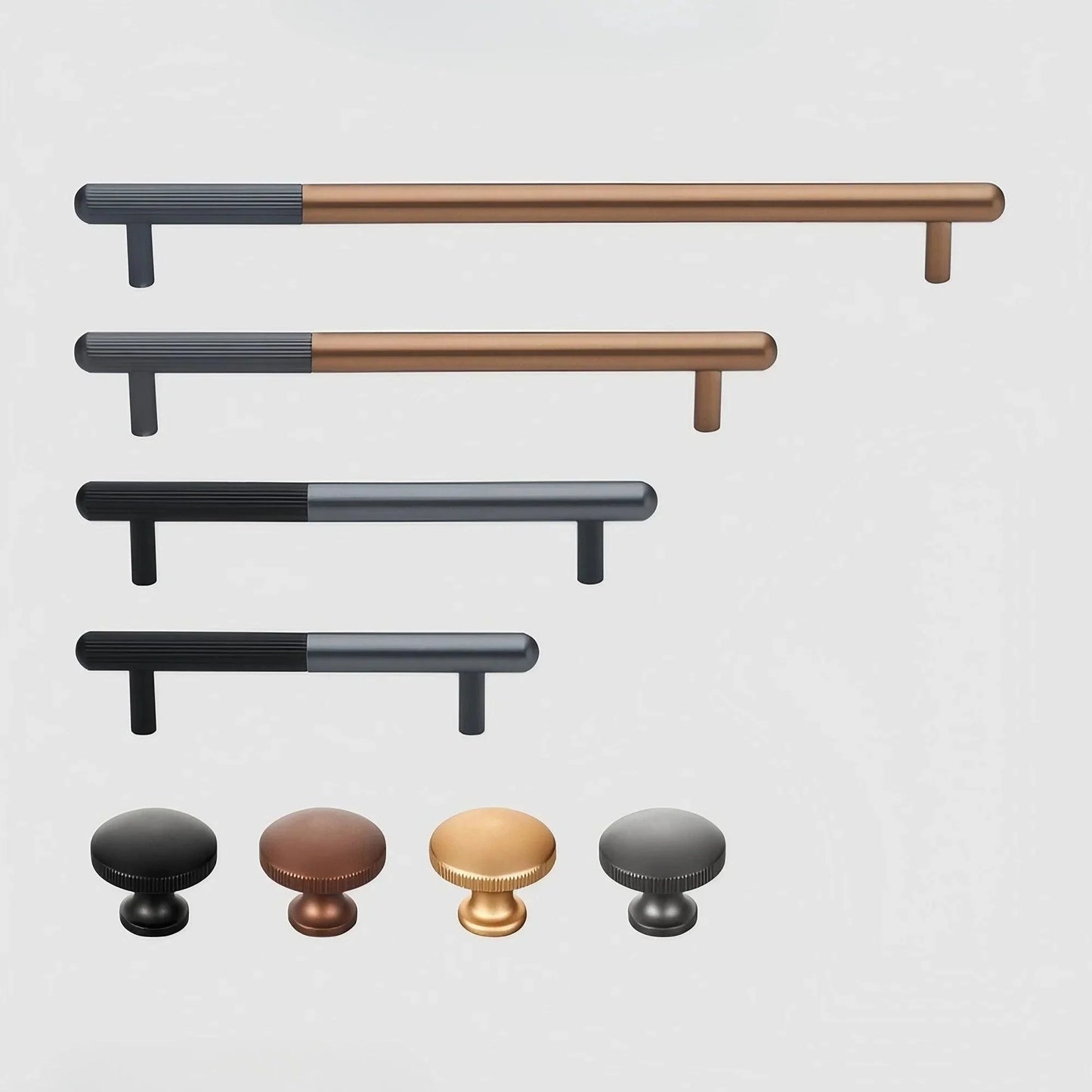 Minimalist Zinc Alloy Round Cabinet Knobs Dresser Konbs - KAHO Hardware