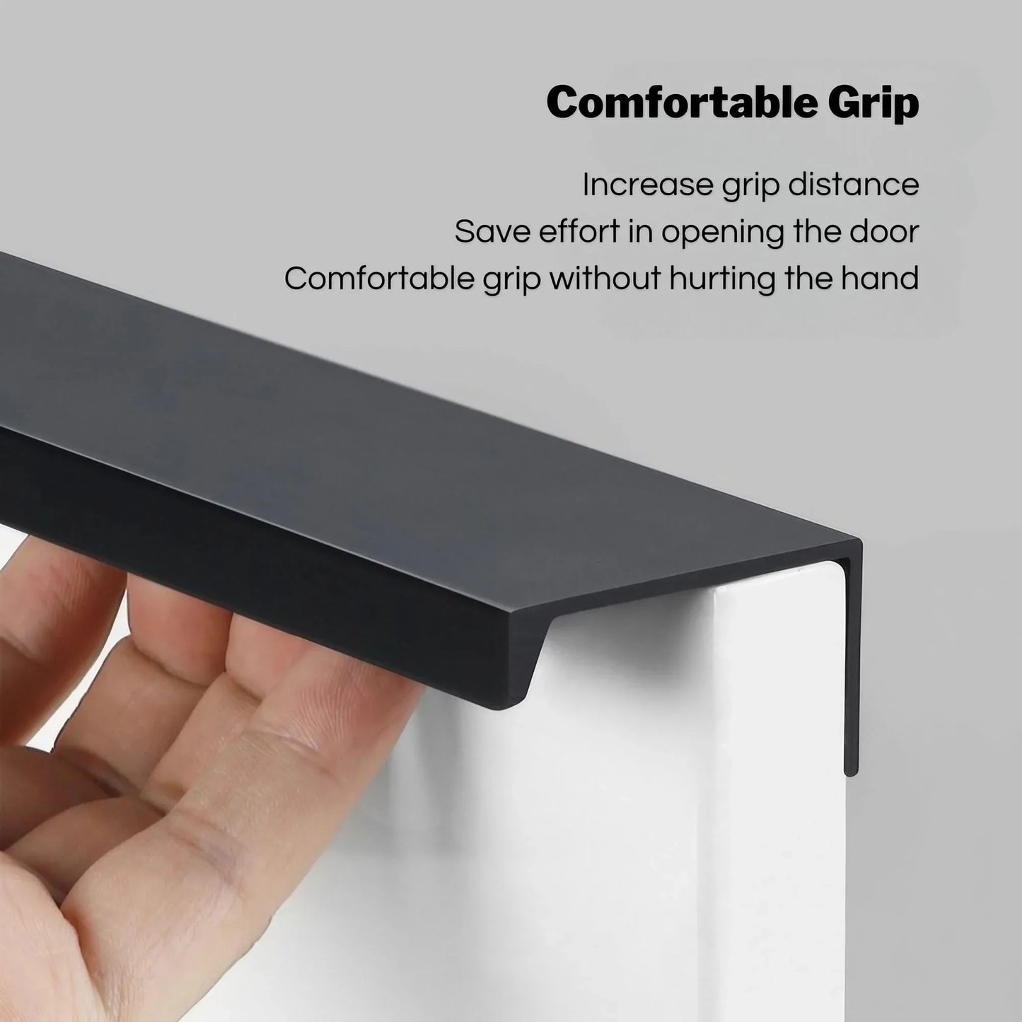 Kitchen Cabinet Finger Pull Handles - KAHO Hardware