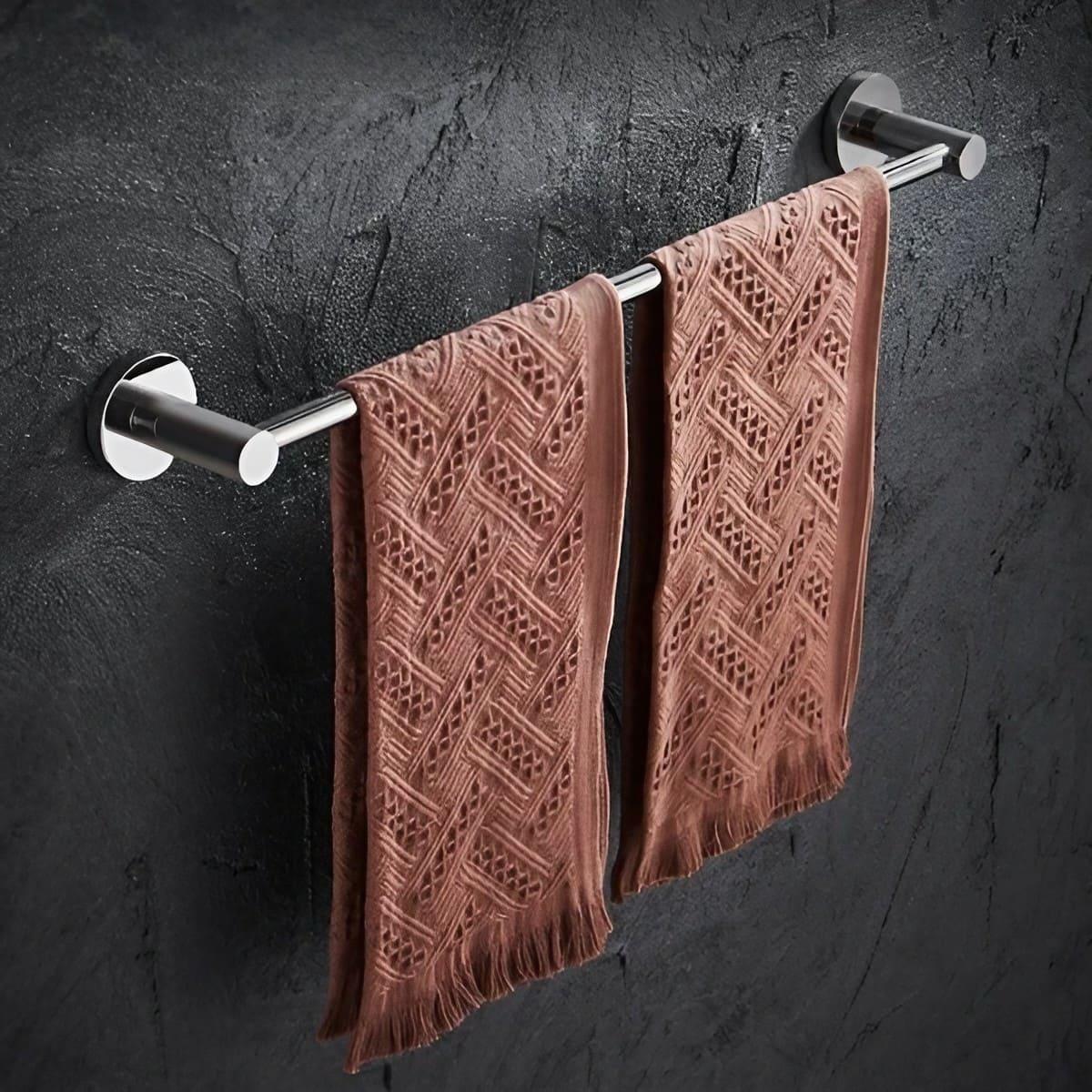 Wall-Mounted Stainless Steel Towel Bar - KAHO Hardware