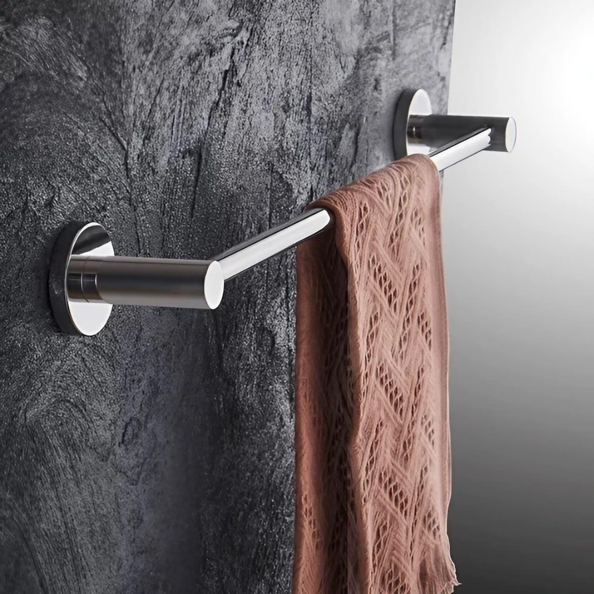Wall-Mounted Stainless Steel Towel Bar - KAHO Hardware