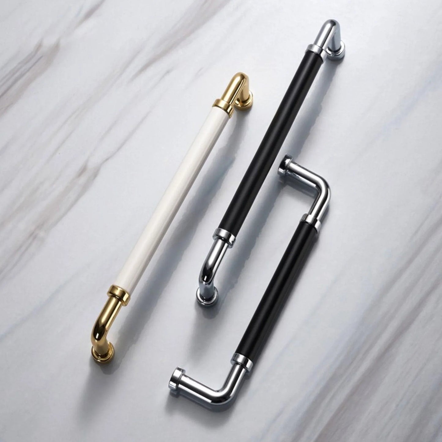 Chrome Kitchen Cabinet Pulls and Knobs Drawer Handles - KAHO Hardware