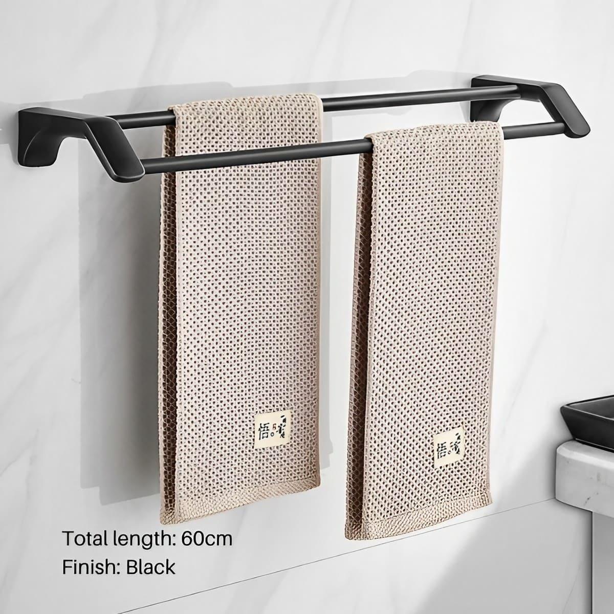 Modern Stainless Steel Bathroom Towel Bars - KAHO Hardware