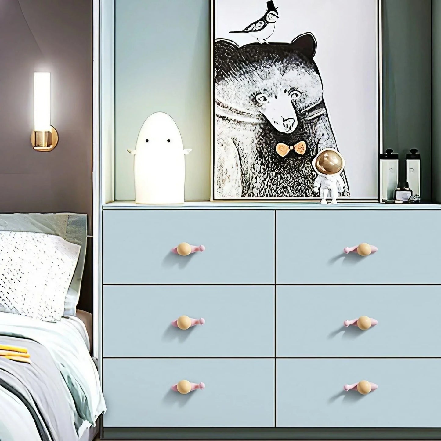 Cartoon Cabinet And Drawer Pulls For Kids Bedroom Decor - KAHO Hardware