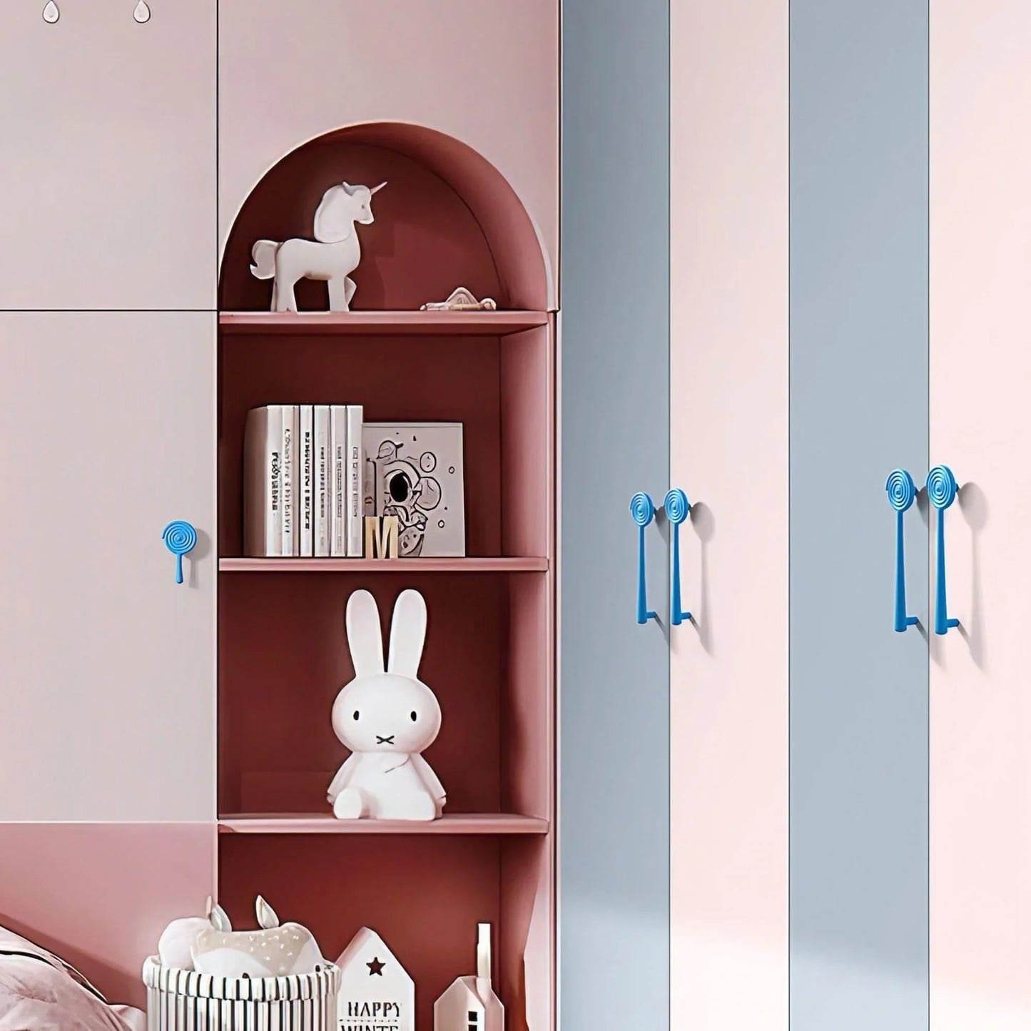 Cartoon Lollipop Handles For Cabinets Kids Drawer Pulls - KAHO Hardware
