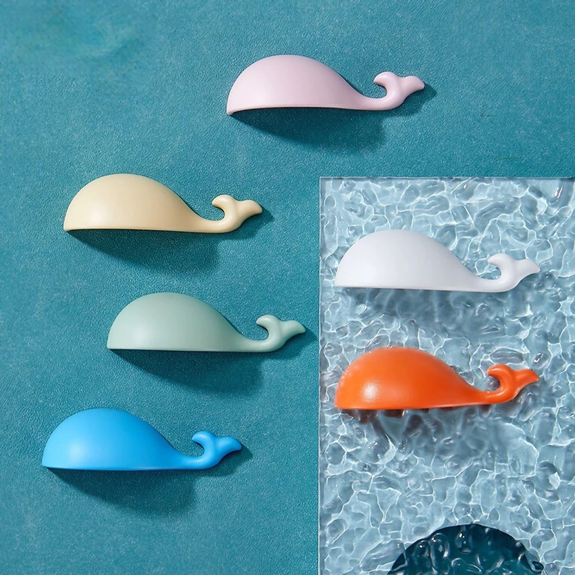 Cartoon Little Whale Kids Room Cabinet Handles and Pulls - KAHO Hardware