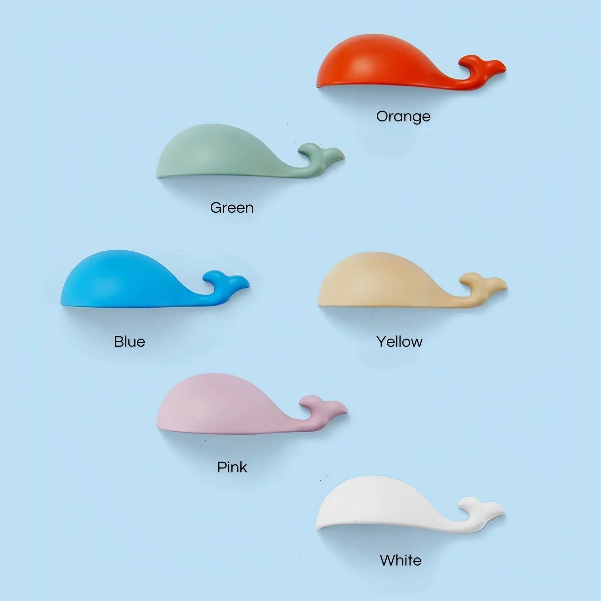 Cartoon Little Whale Kids Room Cabinet Handles and Pulls - KAHO Hardware