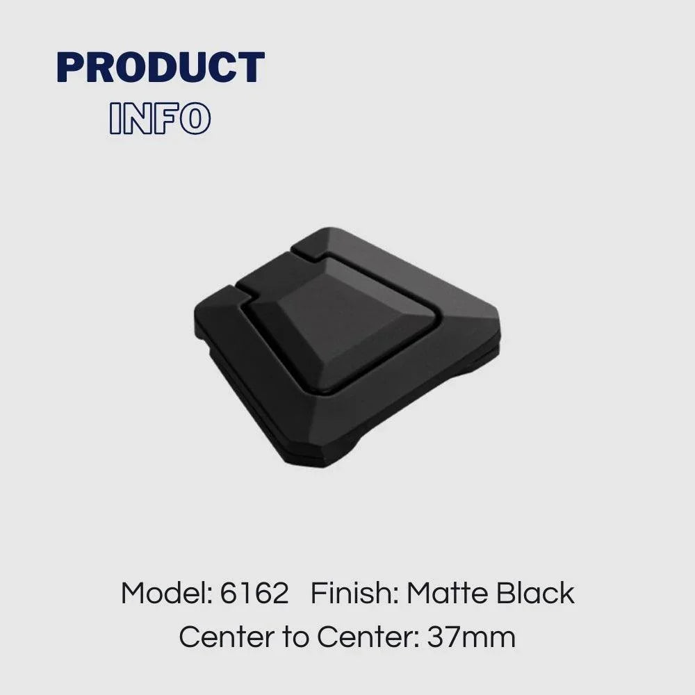 Drawer Concealed Buckle Flat Cabinet Handles in Leather Texture - KAHO Hardware