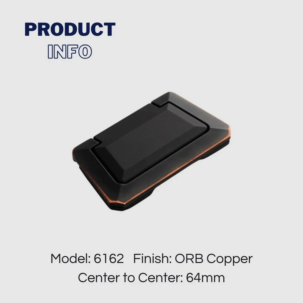 Drawer Concealed Buckle Flat Cabinet Handles in Leather Texture - KAHO Hardware