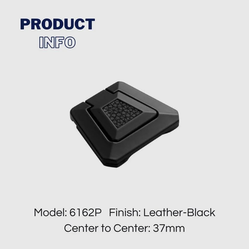 Drawer Concealed Buckle Flat Cabinet Handles in Leather Texture - KAHO Hardware