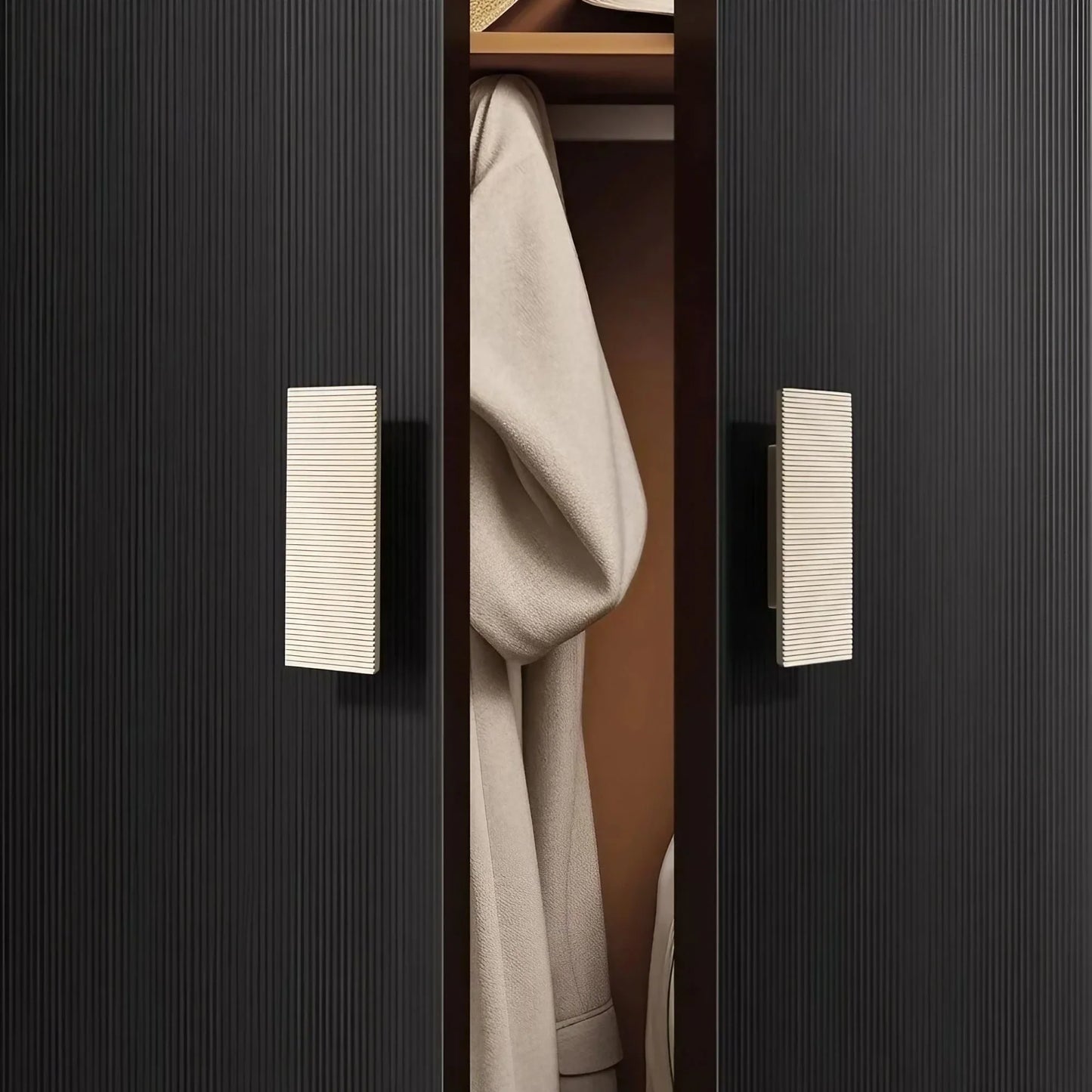 Distinctive Square Stripes Handles for Kitchen Cabinets - KAHO Hardware