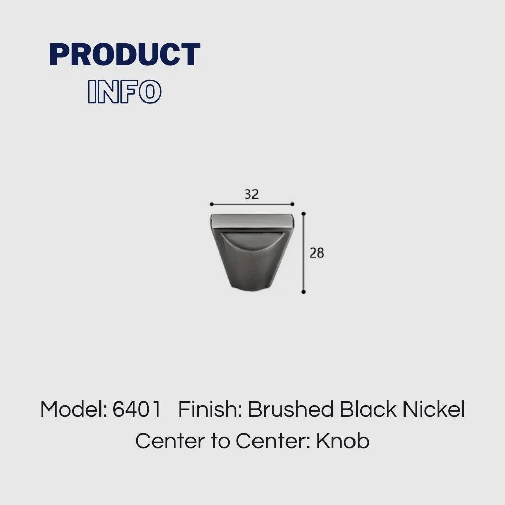 Stylish Conical Brushed Nickel Cabinet Pulls and Knobs - KAHO Hardware