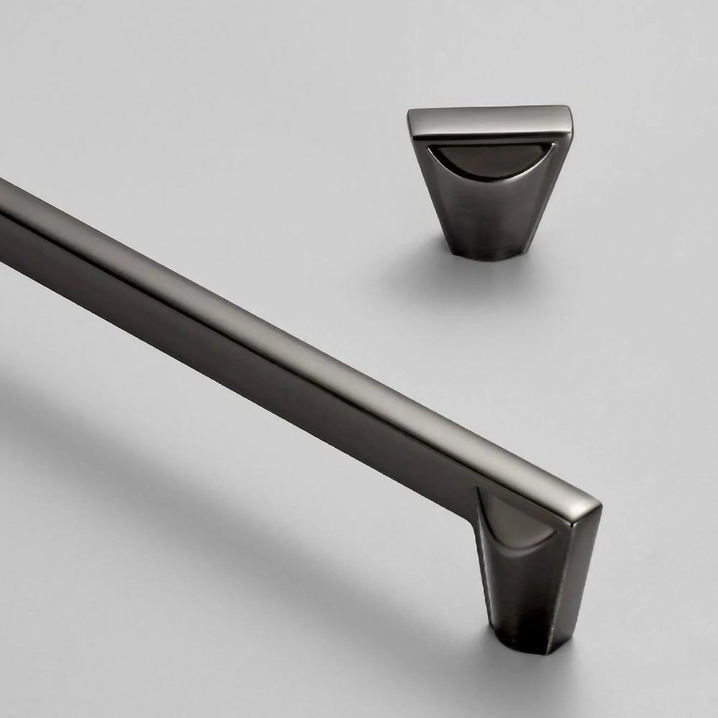 Stylish Conical Brushed Nickel Cabinet Pulls and Knobs - KAHO Hardware