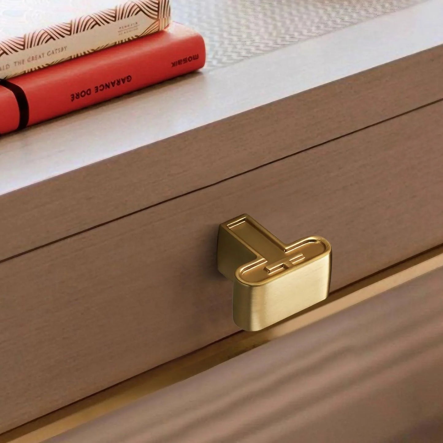 Antique Brushed Brass Cabinet Pulls Dresser Knobs - KAHO Hardware