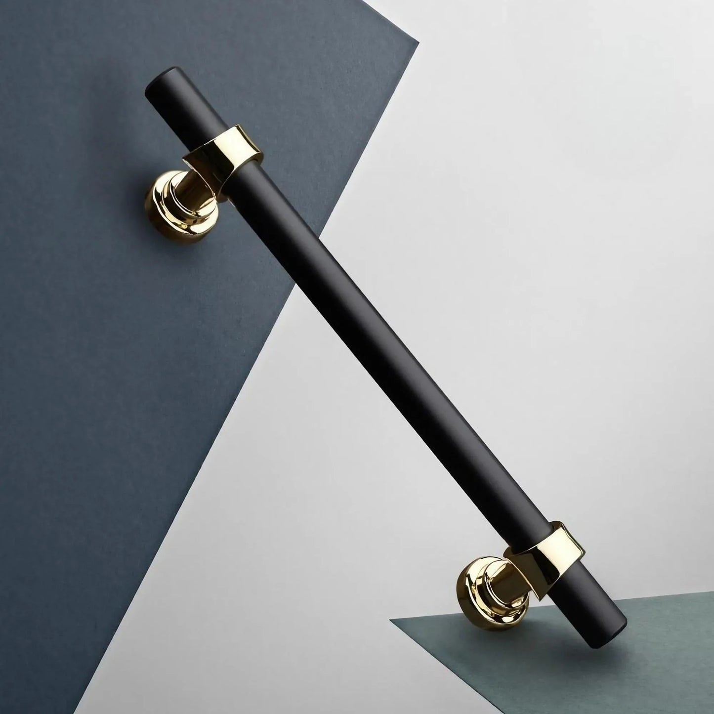 Luxury Black Gold T Bar Cabinet Pulls - KAHO Hardware