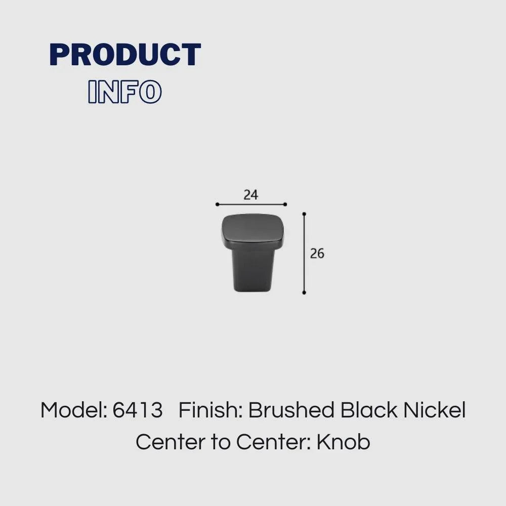 Unique Brushed Nickel Cabinet Pulls Square Drawer Knobs - KAHO Hardware