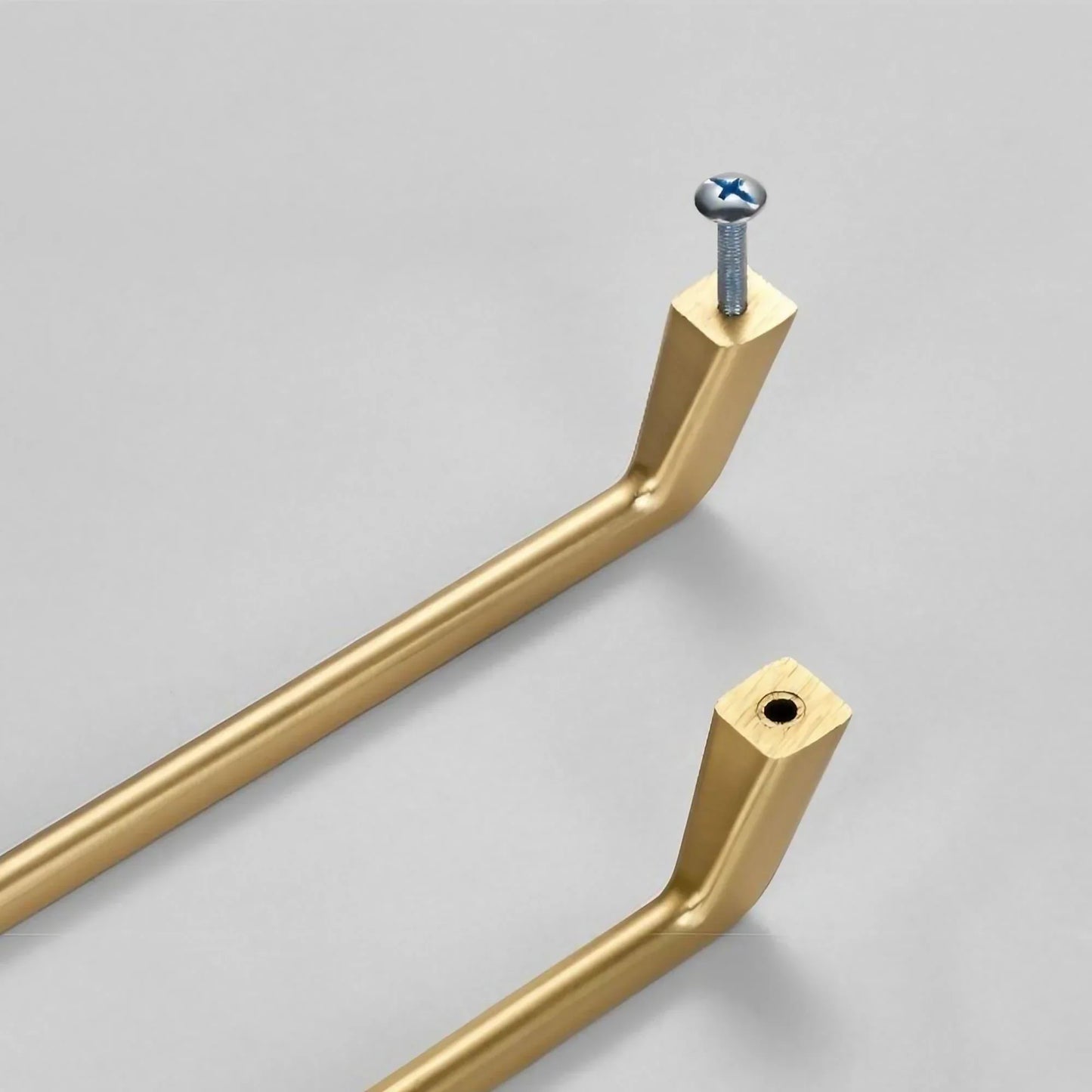 Unique Brushed Nickel Cabinet Pulls Square Drawer Knobs - KAHO Hardware