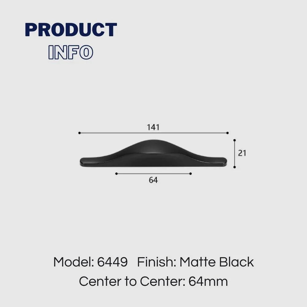Unique Modern Arch Handle Drawer Pulls - KAHO Hardware