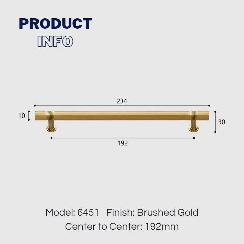 Light Luxury Stripe Nickel Finish Cabinet Bar Pulls T-Bar Knobs - KAHO Hardware