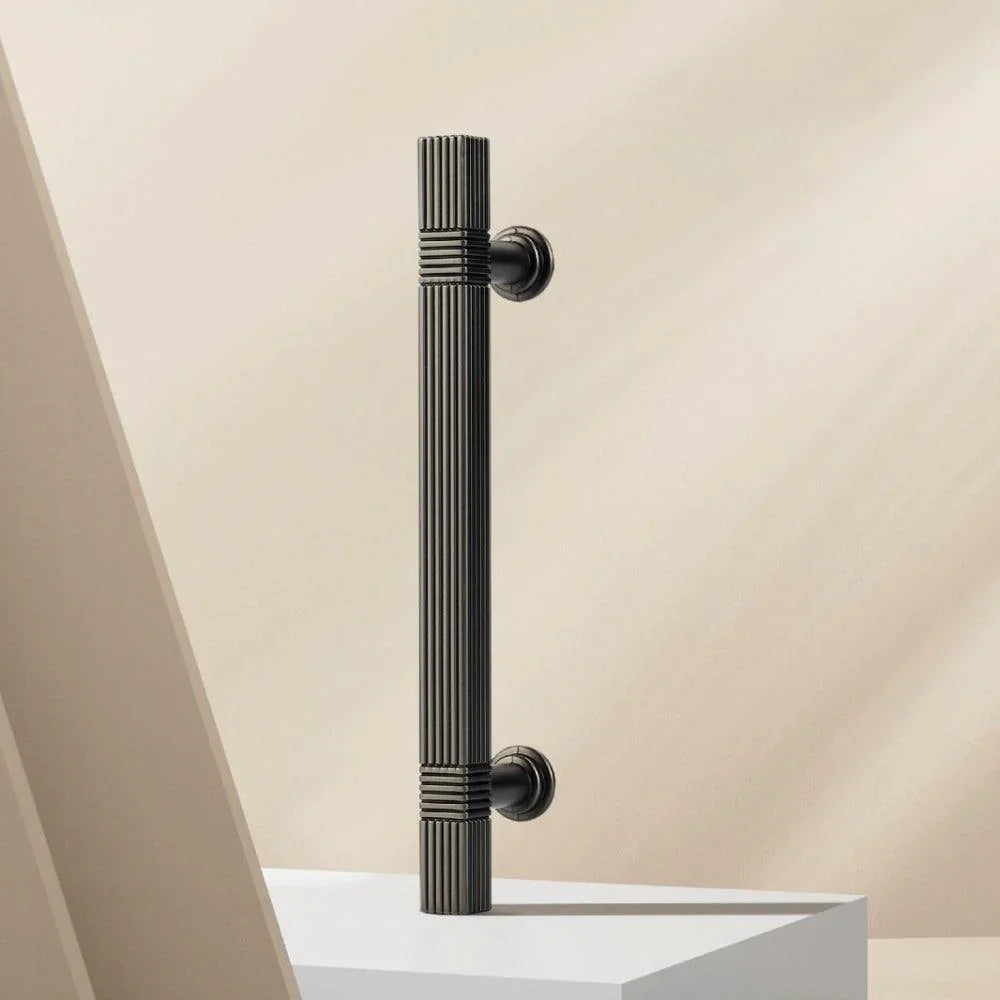 Light Luxury Stripe Nickel Finish Cabinet Bar Pulls T-Bar Knobs - KAHO Hardware