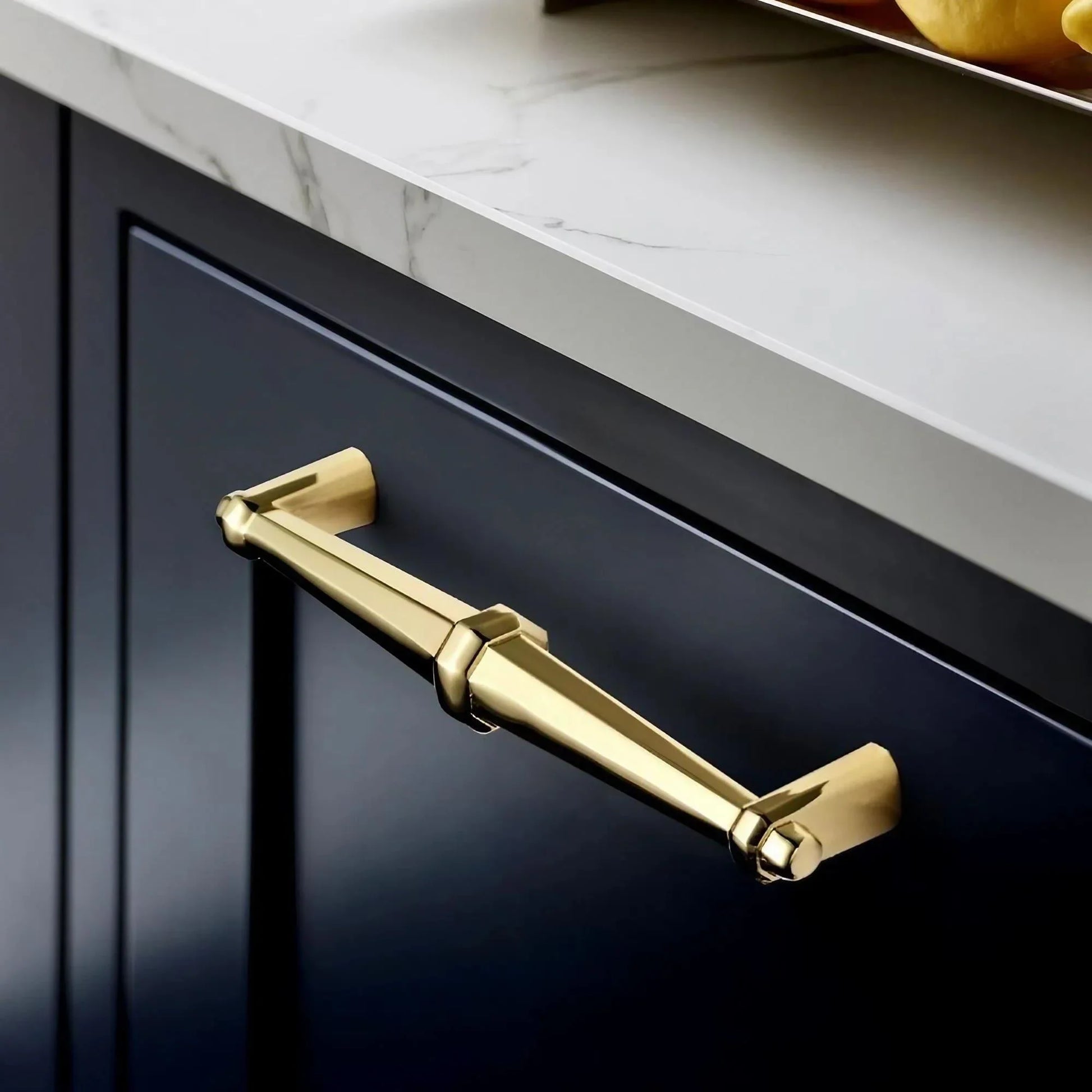 Light Luxury Polished Gold Cabinet Pulls and Knobs - KAHO Hardware