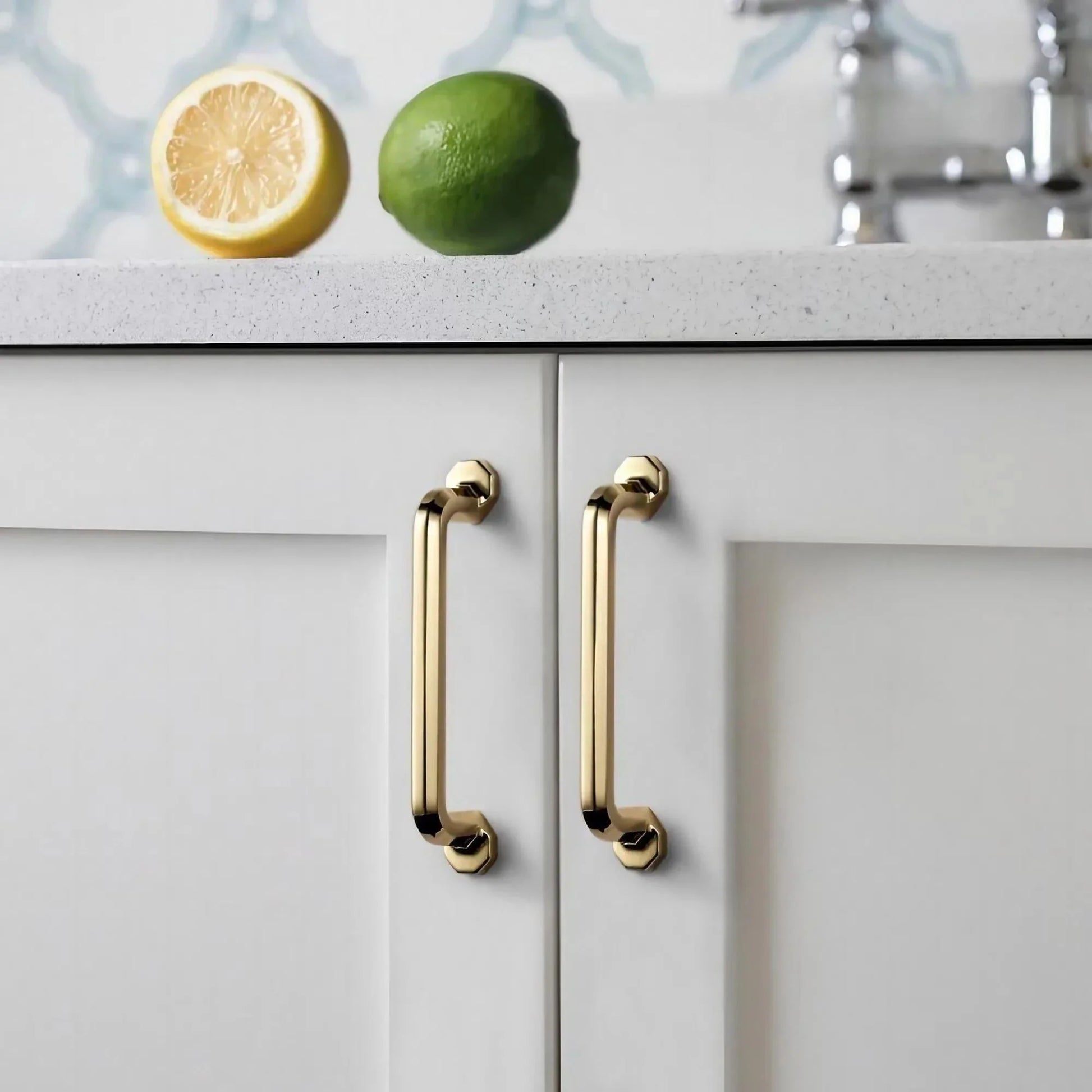 Light Luxury Polished Gold Cabinet Pulls and Knobs - KAHO Hardware