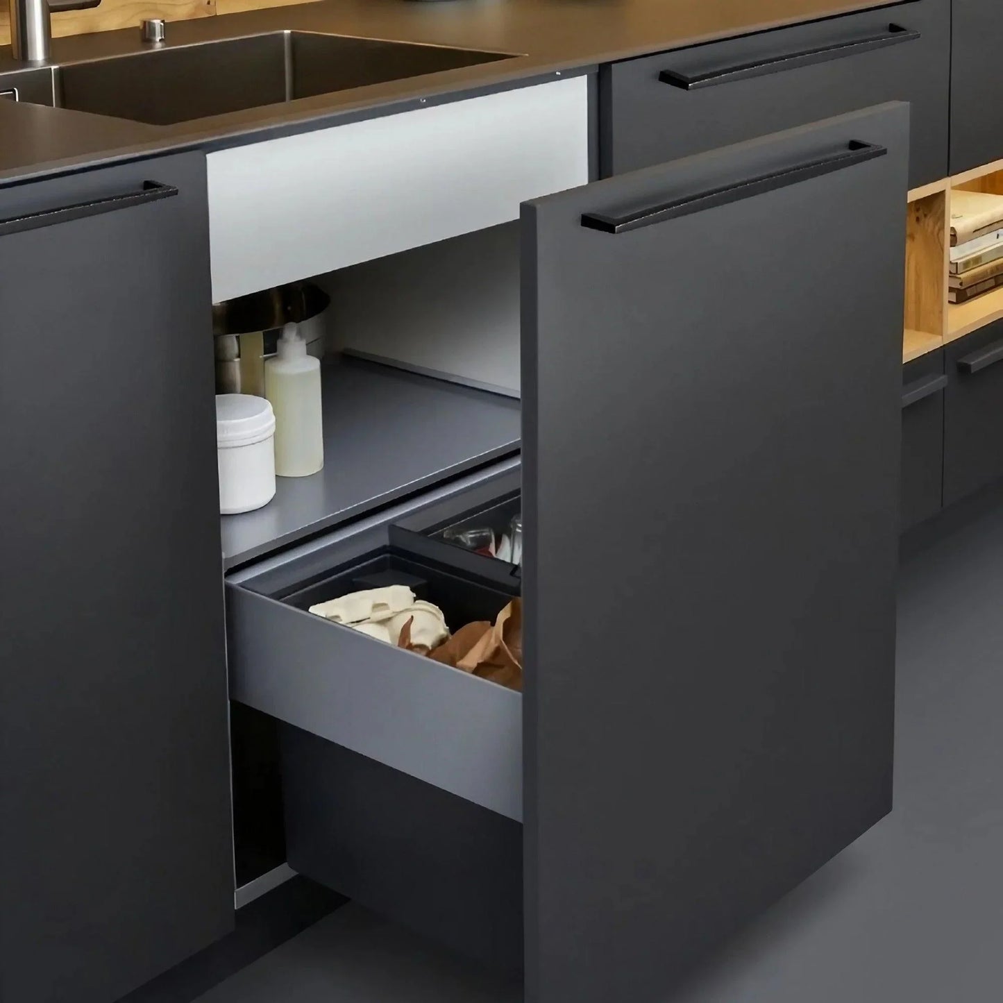 Modern Kitchen Cabinet Handles Solid Dresser Drawer Pulls - KAHO Hardware