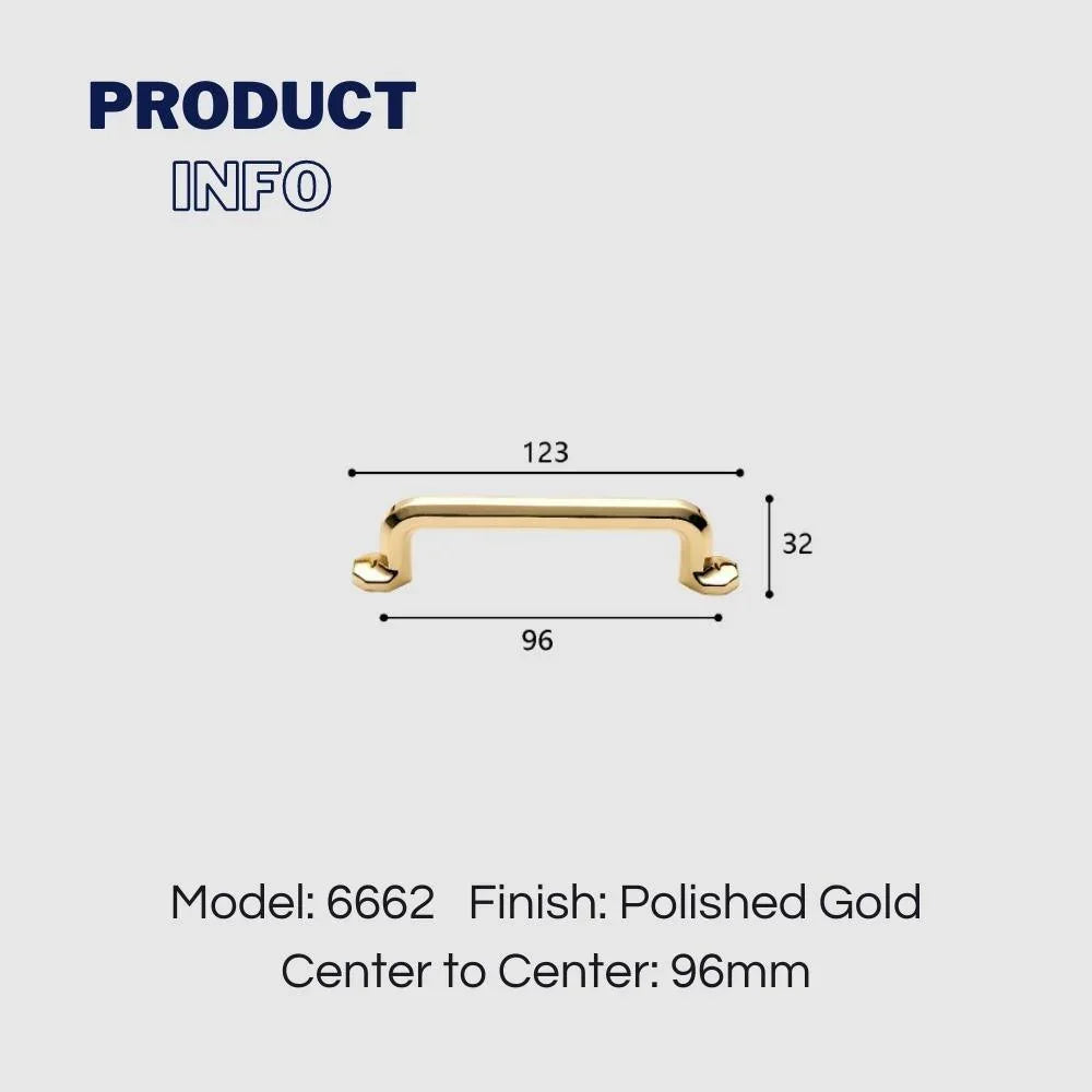 Light Luxury Polished Gold Cabinet Pulls and Knobs - KAHO Hardware