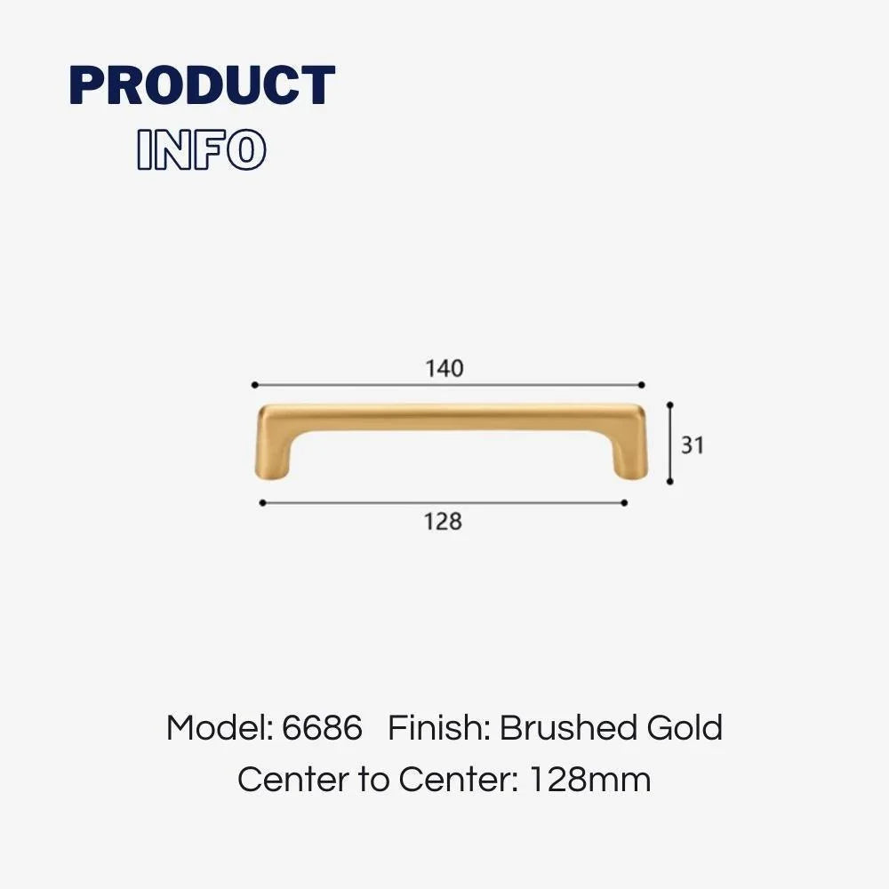Sleek Drawer Pulls and Knobs Simple Cabinet Handles - KAHO Hardware
