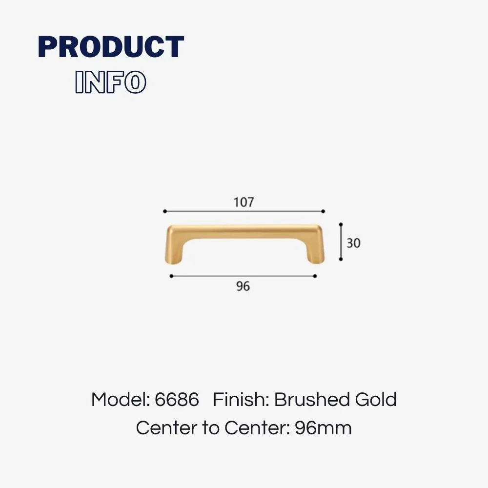Sleek Drawer Pulls and Knobs Simple Cabinet Handles - KAHO Hardware
