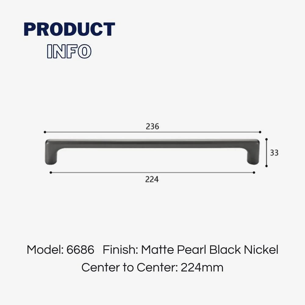 Sleek Drawer Pulls and Knobs Simple Cabinet Handles - KAHO Hardware
