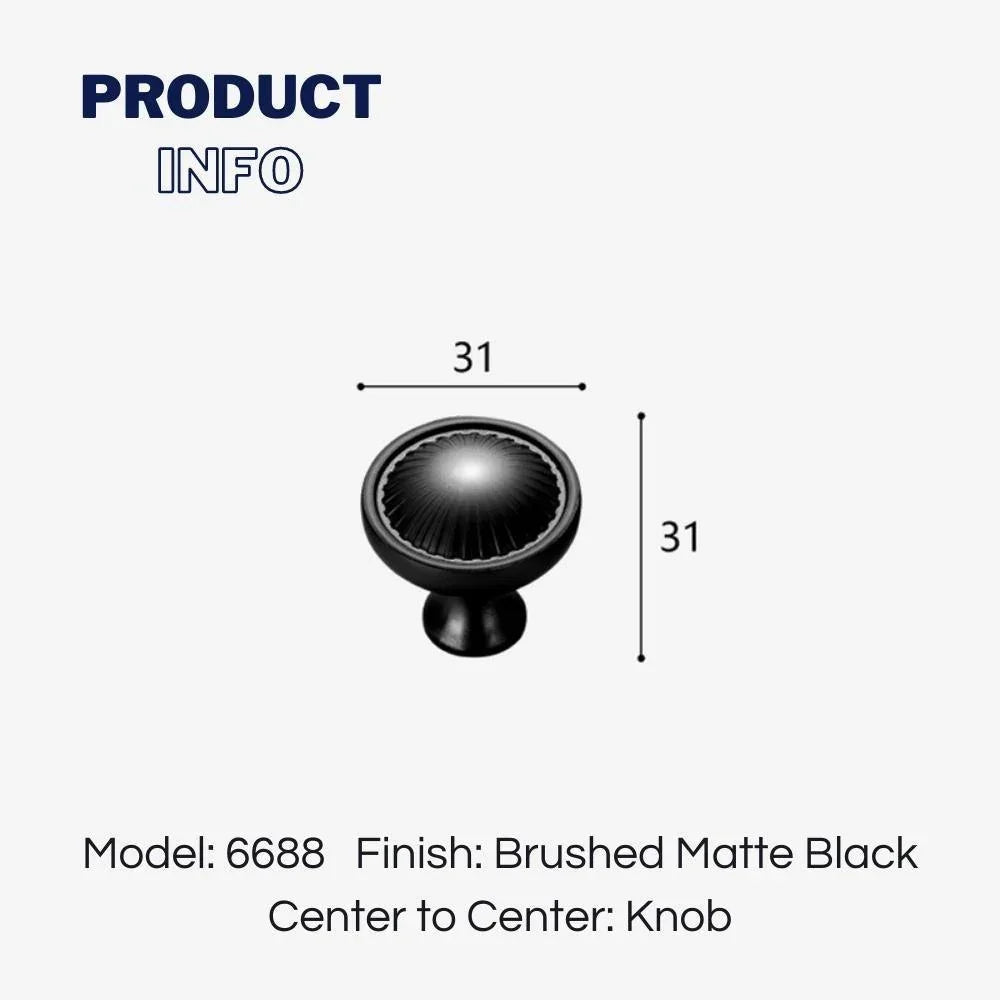 Modern Minimalist Curved Kitchen Cabinet Knobs and Pulls - KAHO Hardware