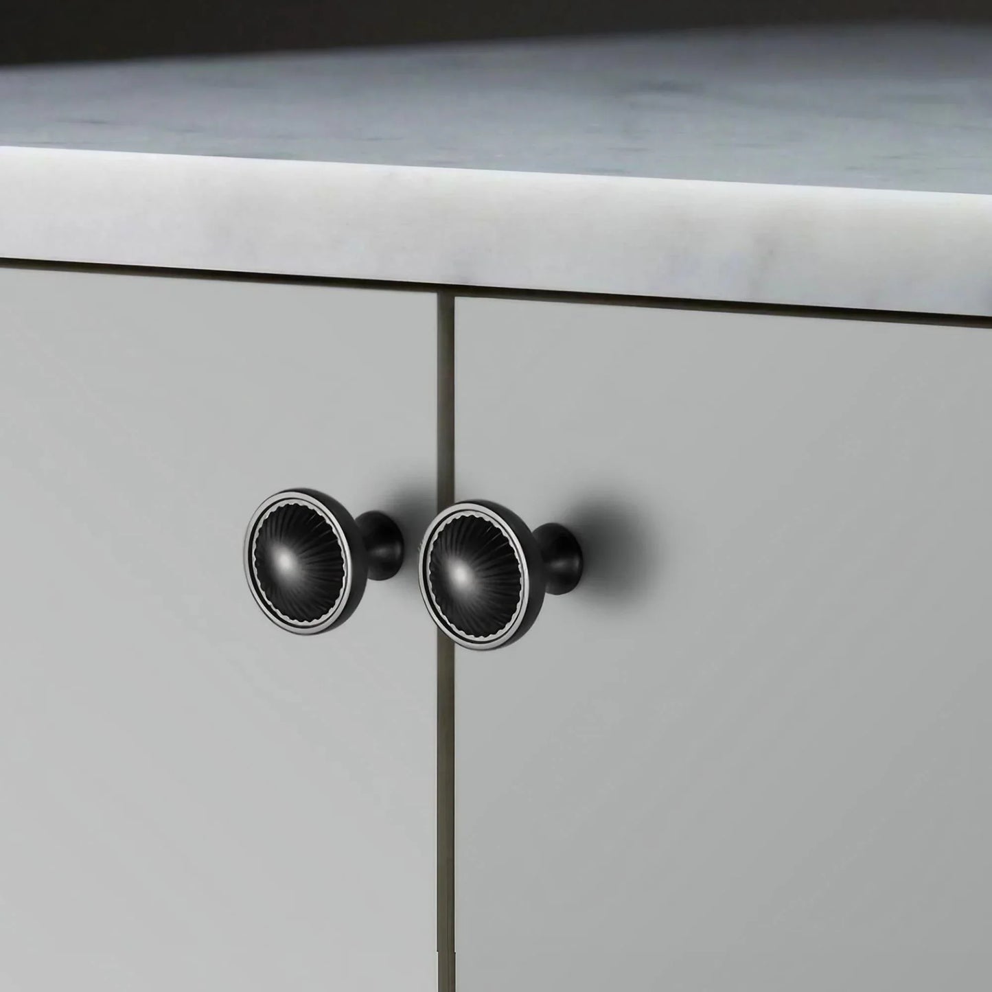 Modern Minimalist Curved Kitchen Cabinet Knobs and Pulls - KAHO Hardware