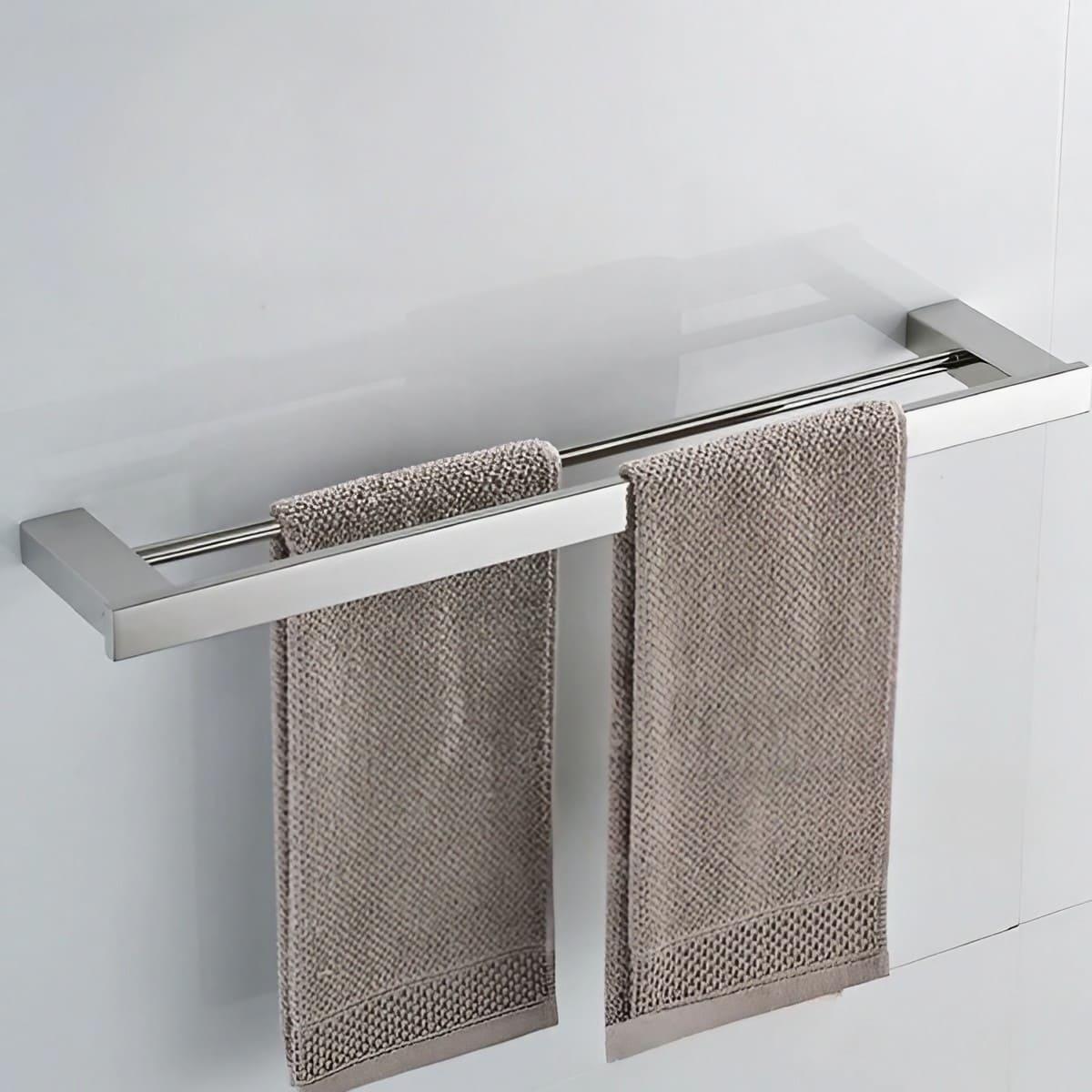 Stainless Steel Wall Mount Bath Towel Bar - KAHO Hardware
