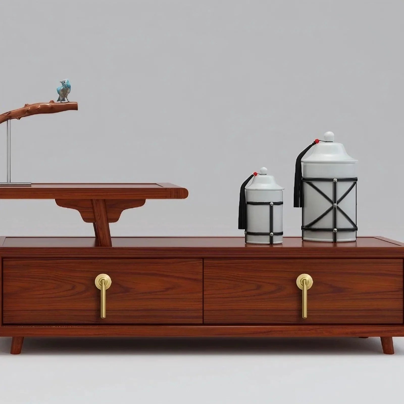 Elegant Simple Brass Drop Pull Handle for Drawers and Cabinets - KAHO Hardware