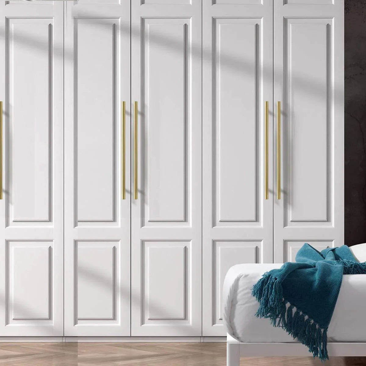 Solid Brass T-bar Kitchen Cabinet Handles - KAHO Hardware