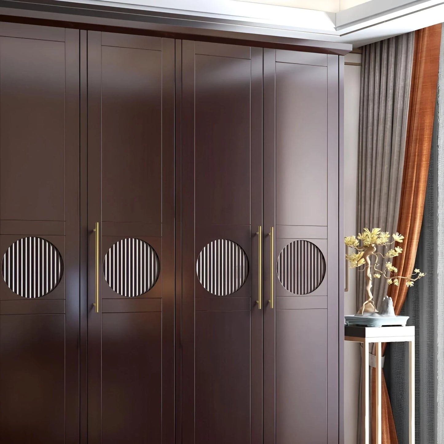 Solid Brass T-bar Kitchen Cabinet Handles - KAHO Hardware