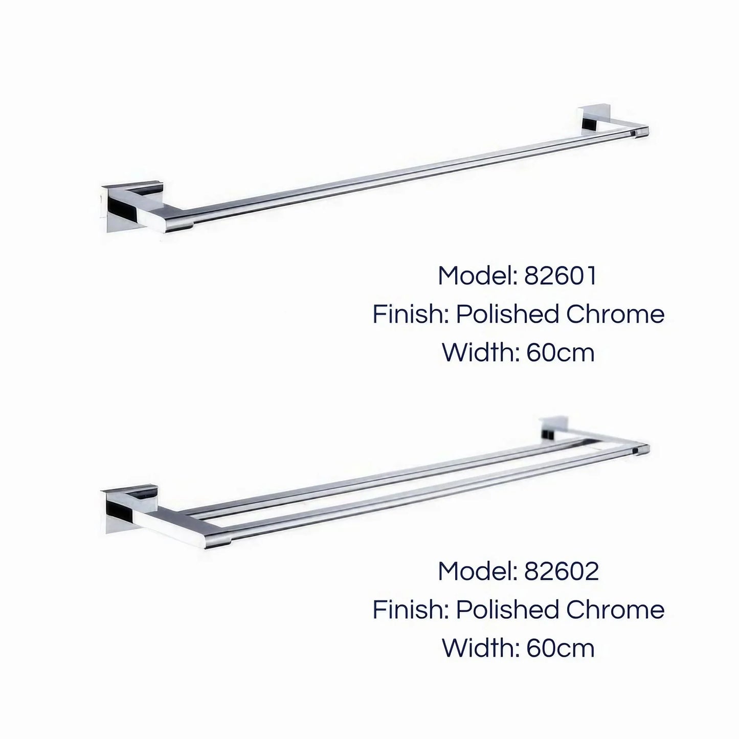 Round Corner Wall Mount Bathroom Towel Bar - KAHO Hardware