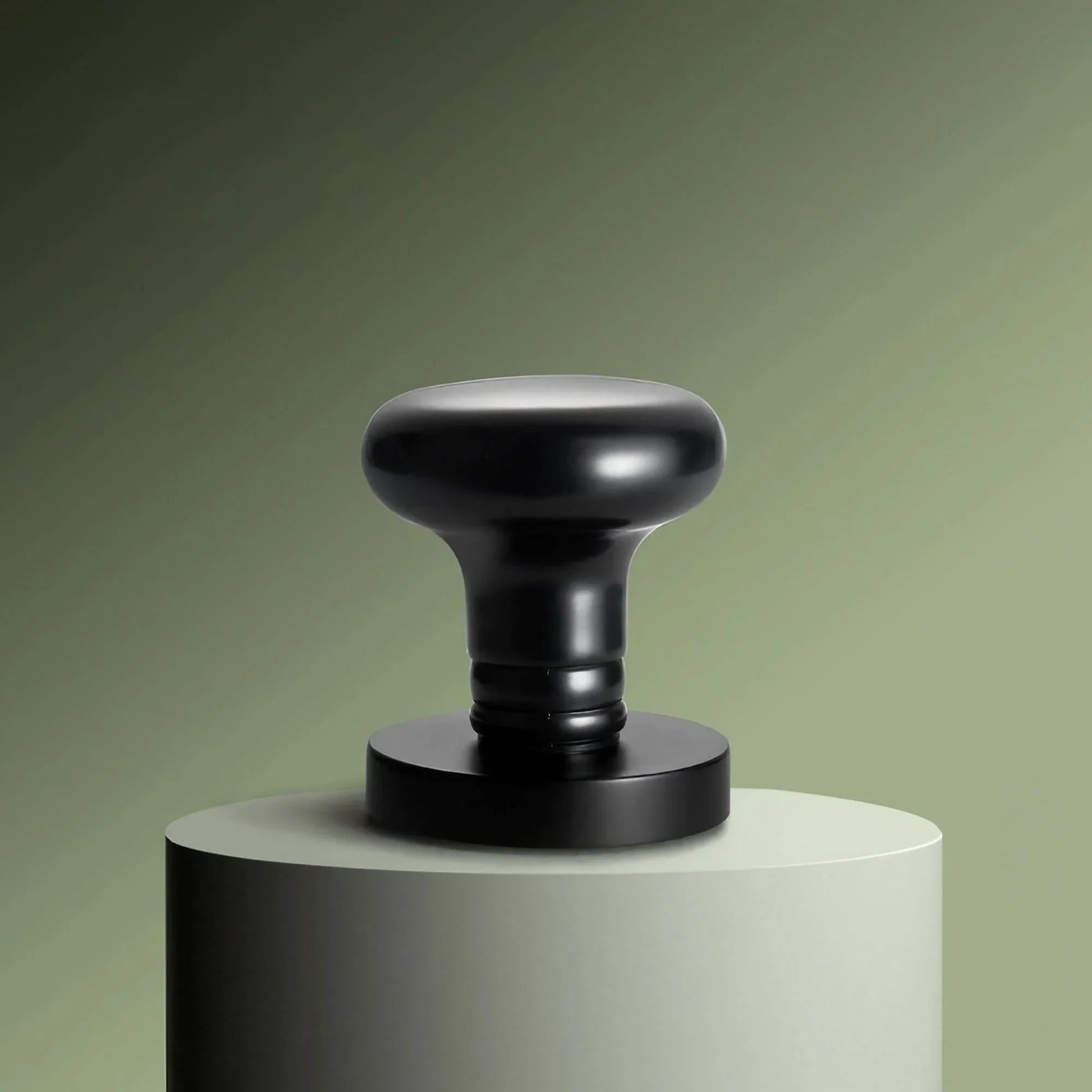 Minimalist Matte Black Door Knobs with Hidden Lock - KAHO Hardware
