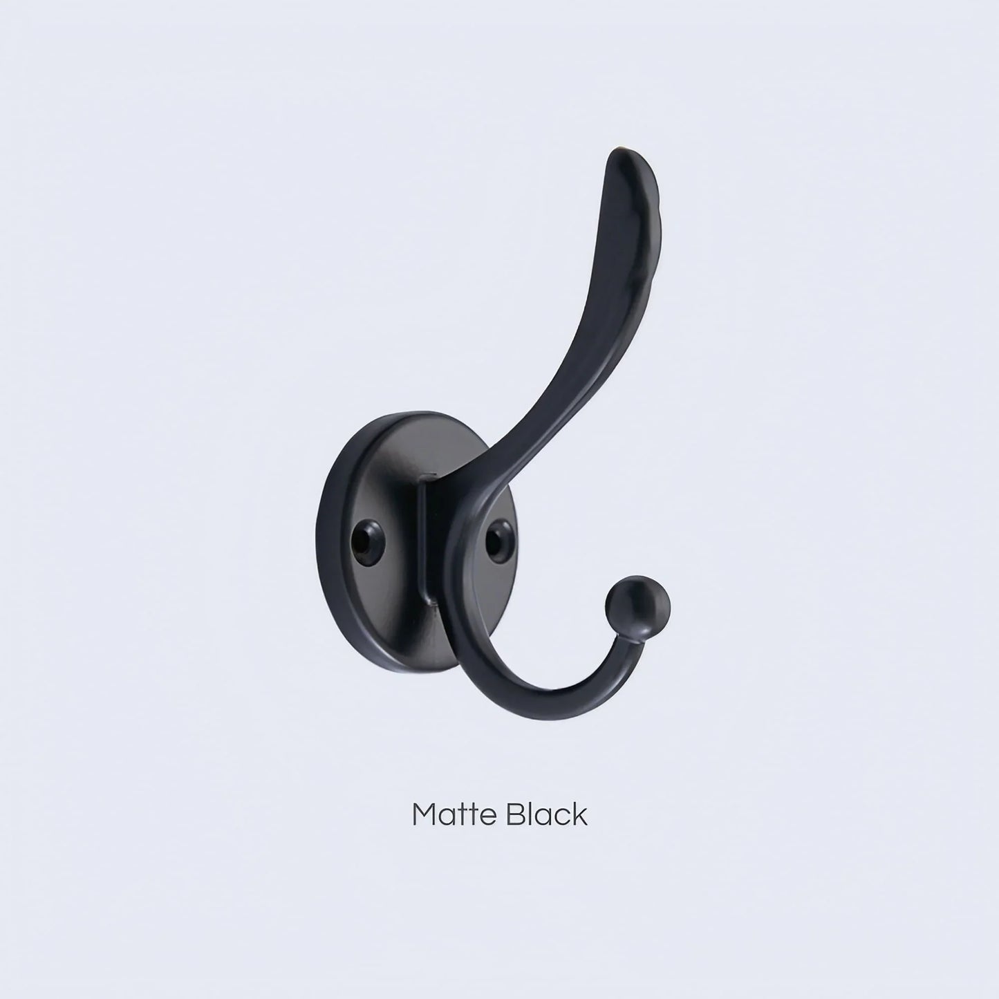 Aluminum Matte Black Hat Hooks For Wall - KAHO Hardware