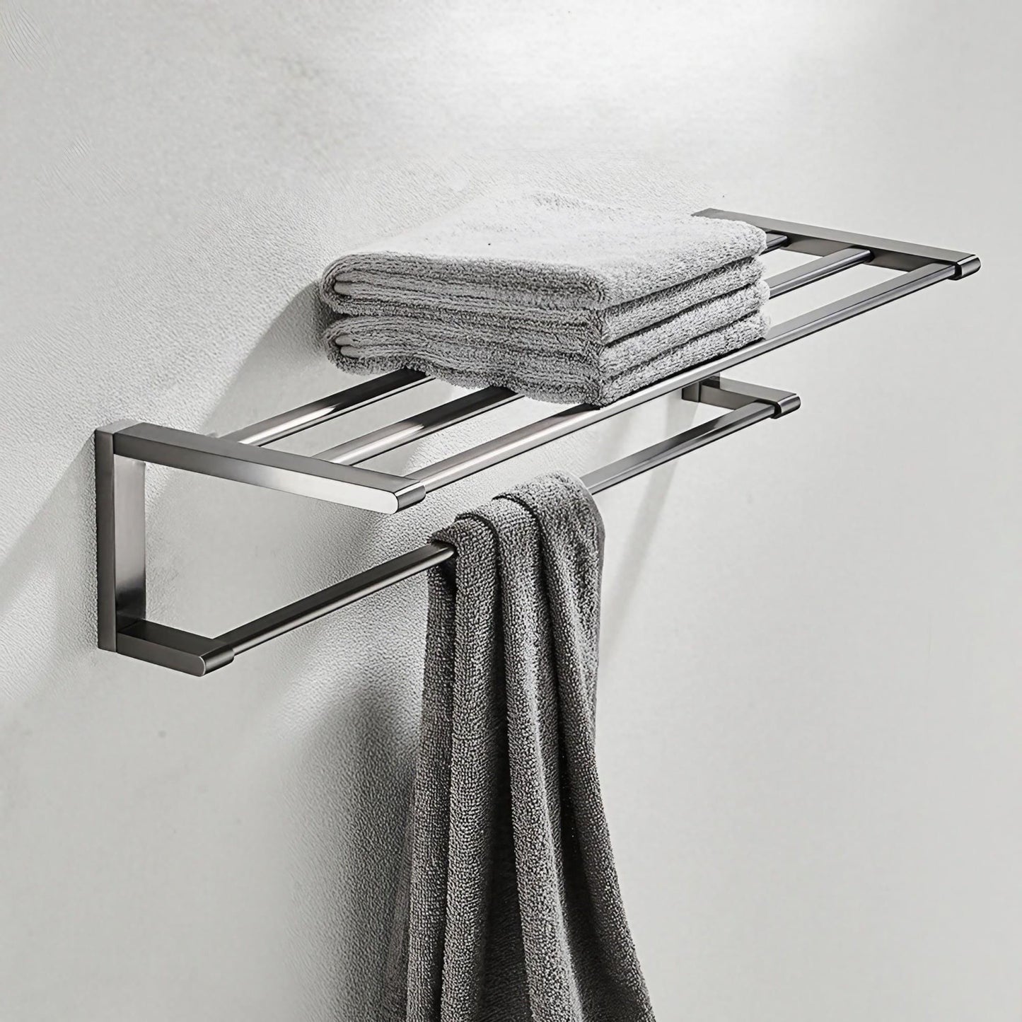 Round Corner Wall Mount Towel Rack - KAHO Hardware