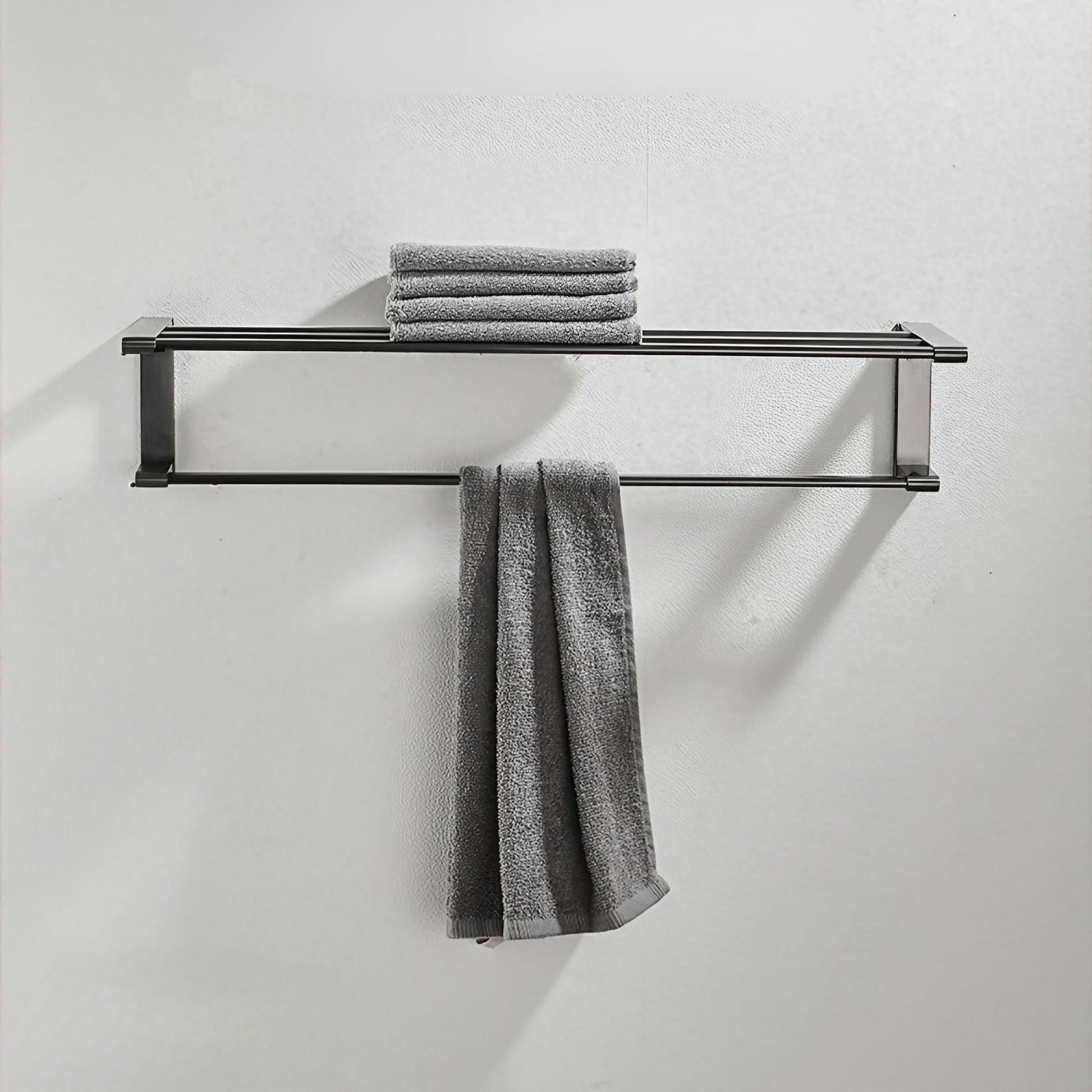 Round Corner Wall Mount Towel Rack - KAHO Hardware