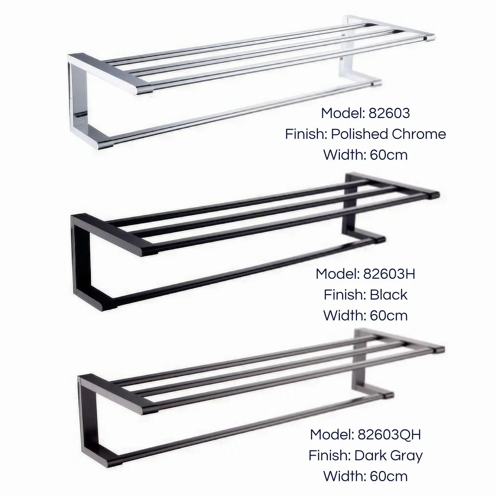 Round Corner Wall Mount Towel Rack - KAHO Hardware