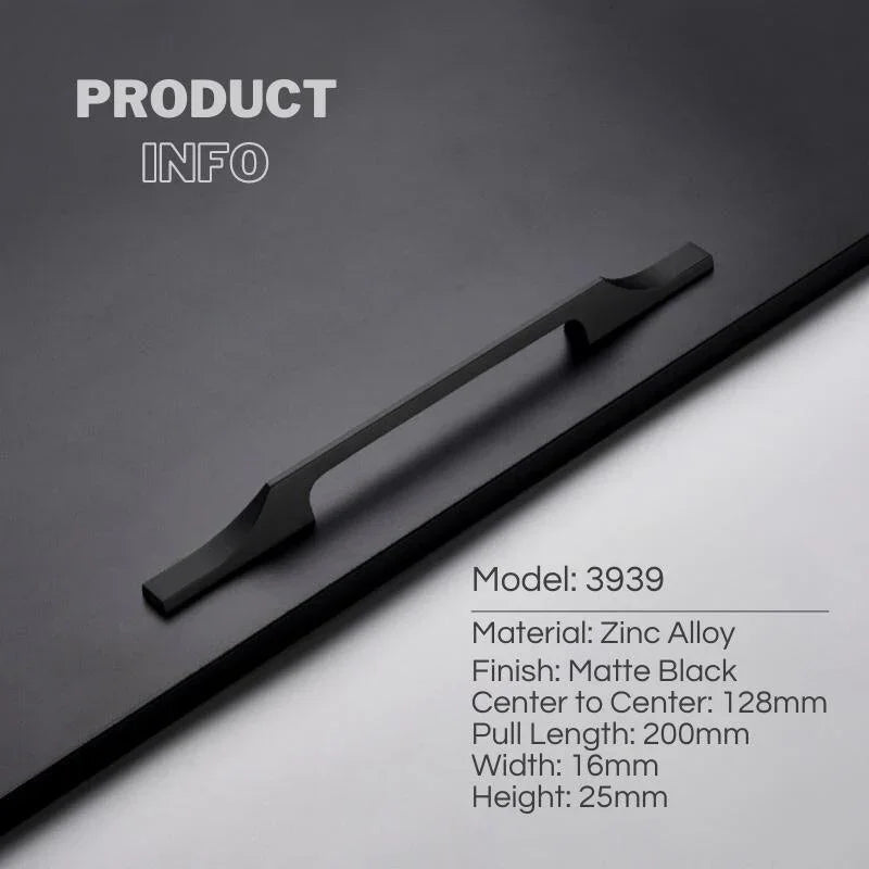 Minimalist Cabinet Pulls Light Luxury Lengthening Closet Handle - KAHO Hardware