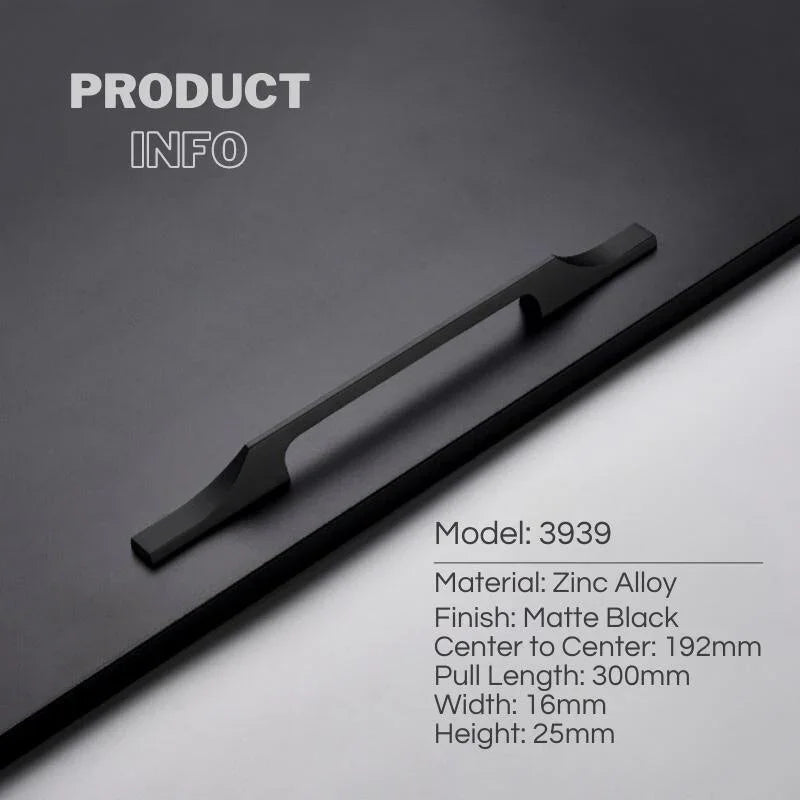 Minimalist Cabinet Pulls Light Luxury Lengthening Closet Handle - KAHO Hardware