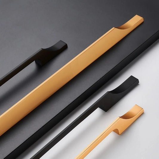 Minimalist Cabinet Pulls Light Luxury Lengthening Closet Handle - KAHO Hardware