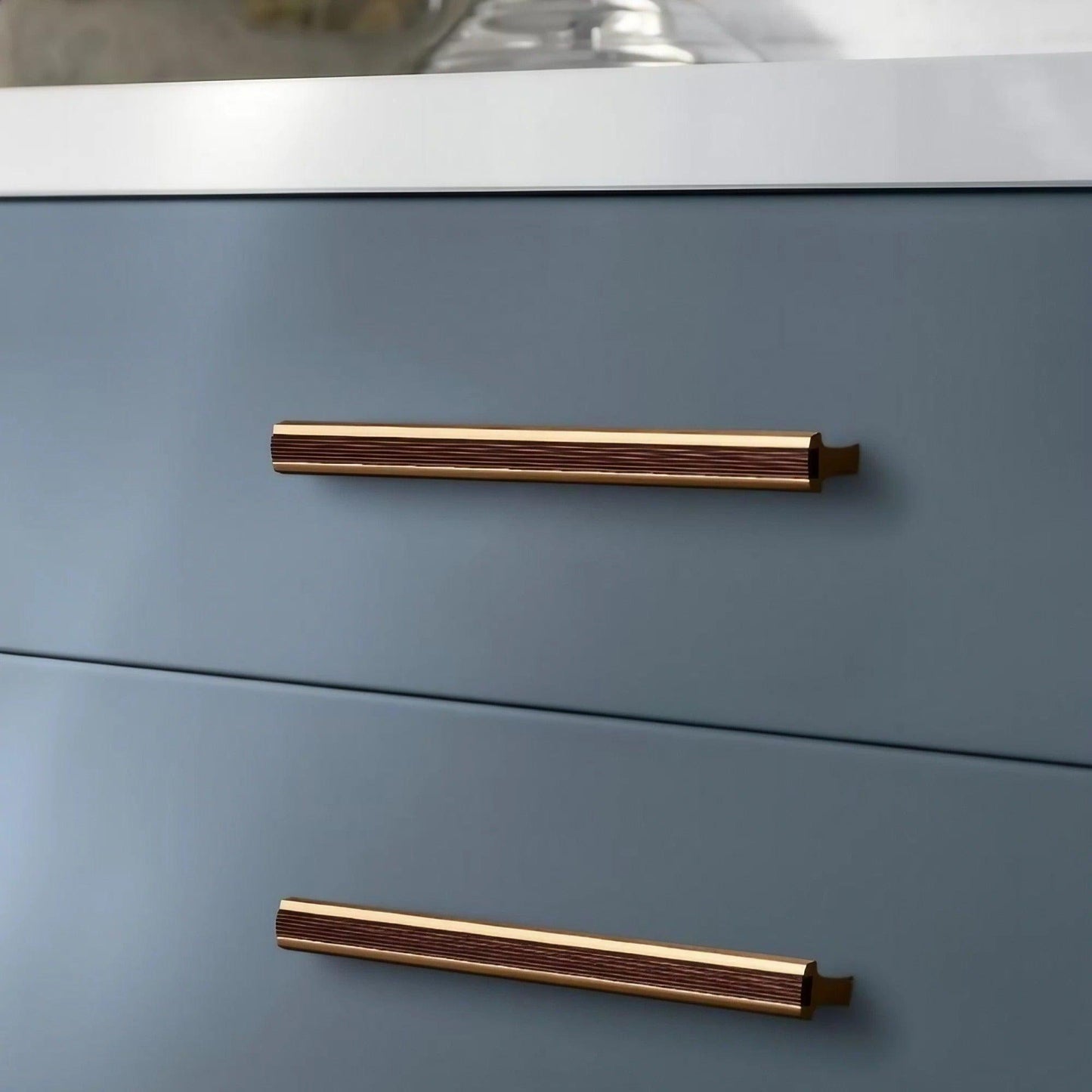 T Shaped Two-Color Extended Wardrobe Handles